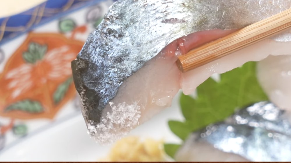 番組で紹介された、九州直送のむじょか生鯖のお造り
