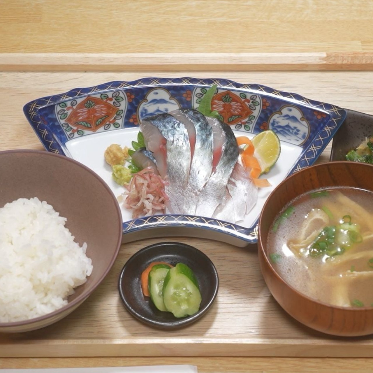 むじょか生鯖定食（ご飯・味噌汁・小鉢付き）